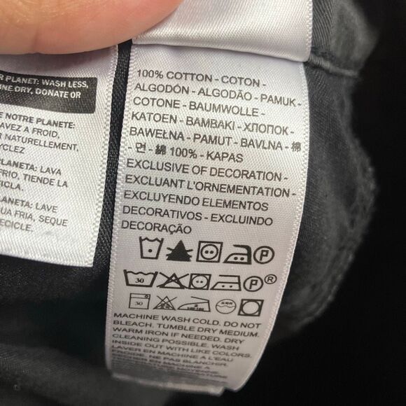 Levi’s charcoal wash cargo “94’ baggy” jeans 90’s inspired grunge size 29 #712 - Picture 8 of 9